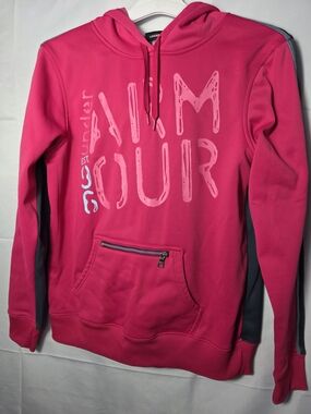 Under Armour Women’s Hot Pink Graphic Hoodie Small Y2K Athletic